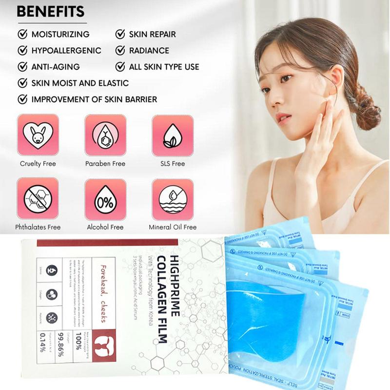 3pcs Soluble Collagen Face Mas - Sheet Mask Collagen recension och pris