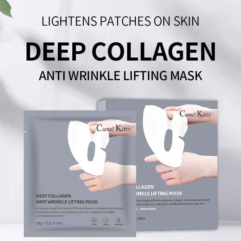 5PCS Collagen Face Masks Deep  - Sheet Mask Collagen recension och pris