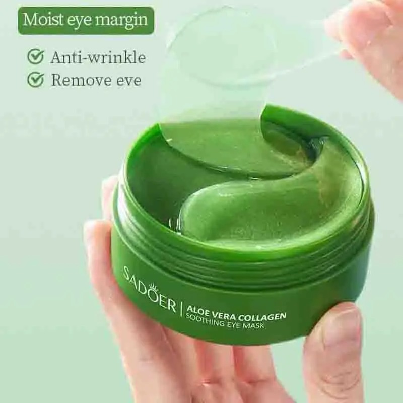 60pcs Aloe Vera Collagen Eye M - Sheet Mask Collagen recension och pris