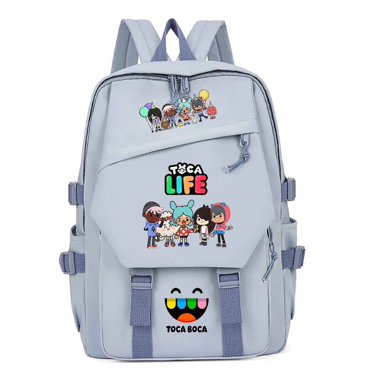 Toca Life World Print Backpack - Korean Lifestyle Student recension och pris