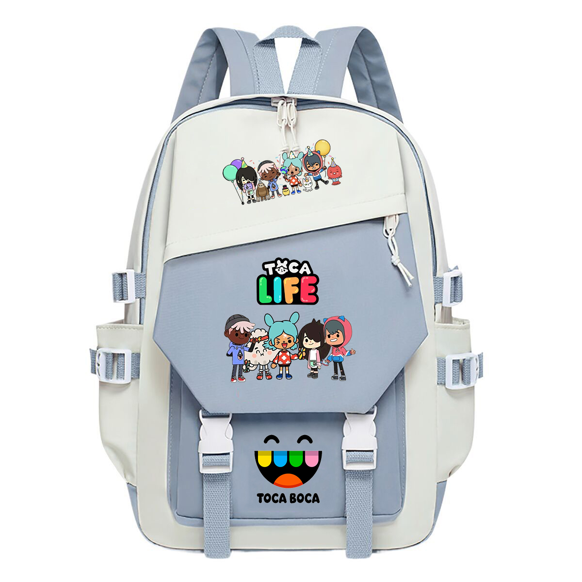 Toca Life World Print Backpack - Korean Lifestyle Student recension och pris