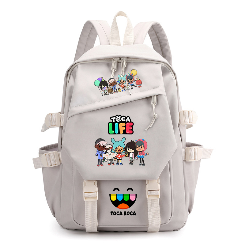 Toca Life World Print Backpack - Korean Lifestyle Student recension och pris