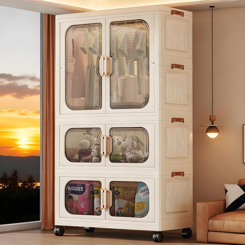 No-Install Foldable Baby Wardr - Korean Lifestyle recension och pris