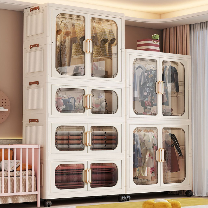No-Install Foldable Baby Wardr - Korean Lifestyle recension och pris