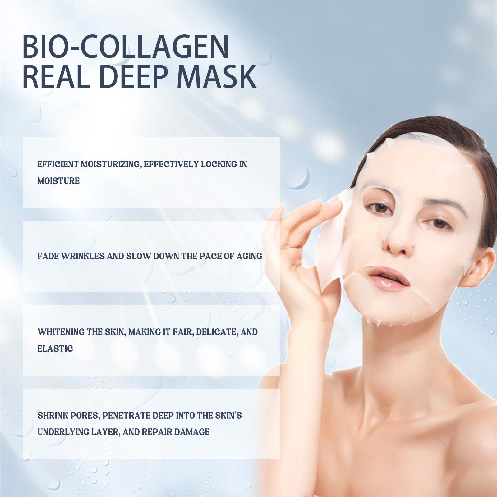 EELHOE Bio Collagen Face Mask  - Sheet Mask Collagen recension och pris