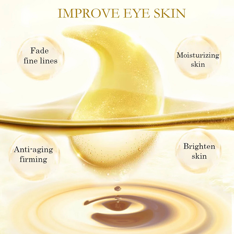 5/10/20/30 Pairs Crystal Gold  - Sheet Mask Collagen recension och pris