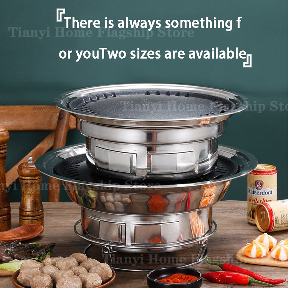 Stainless Steel Charcoal Grill - Korean Bbq Grill recension och pris