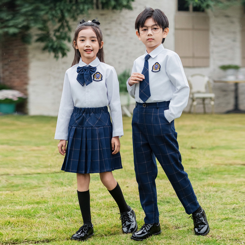 Kids British Plaid Vest Shirt  - Korean Lifestyle recension och pris