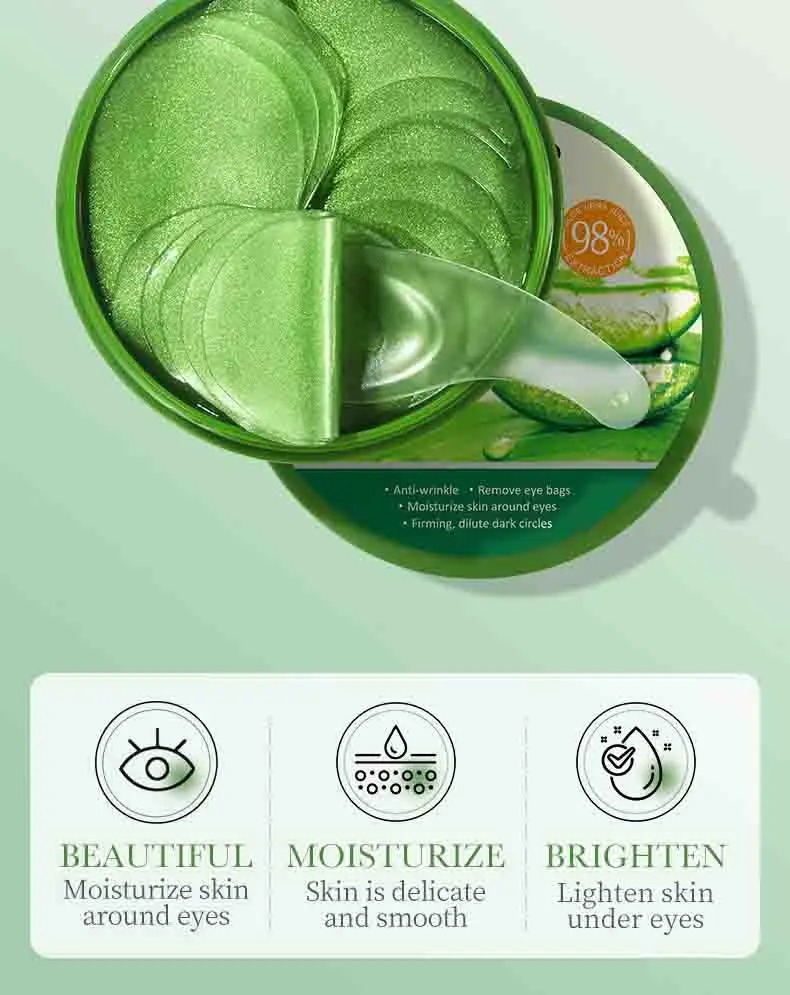 60pcs Aloe Vera Collagen Eye M - Sheet Mask Collagen recension och pris