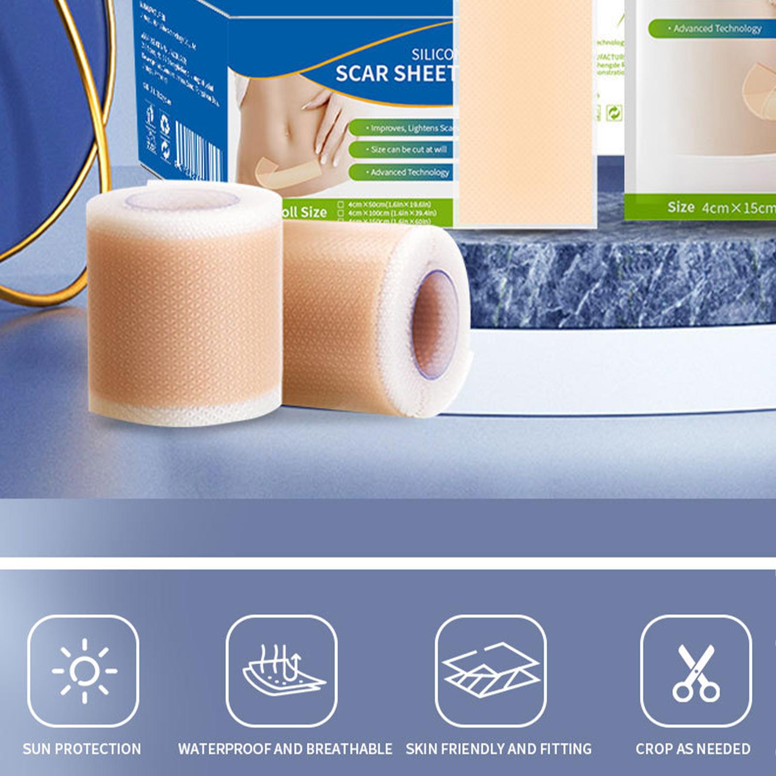 1 Roll Silicone Scar Sheets 4c - Sheet Mask Collagen recension och pris